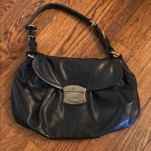 Prada leather shoulder bag